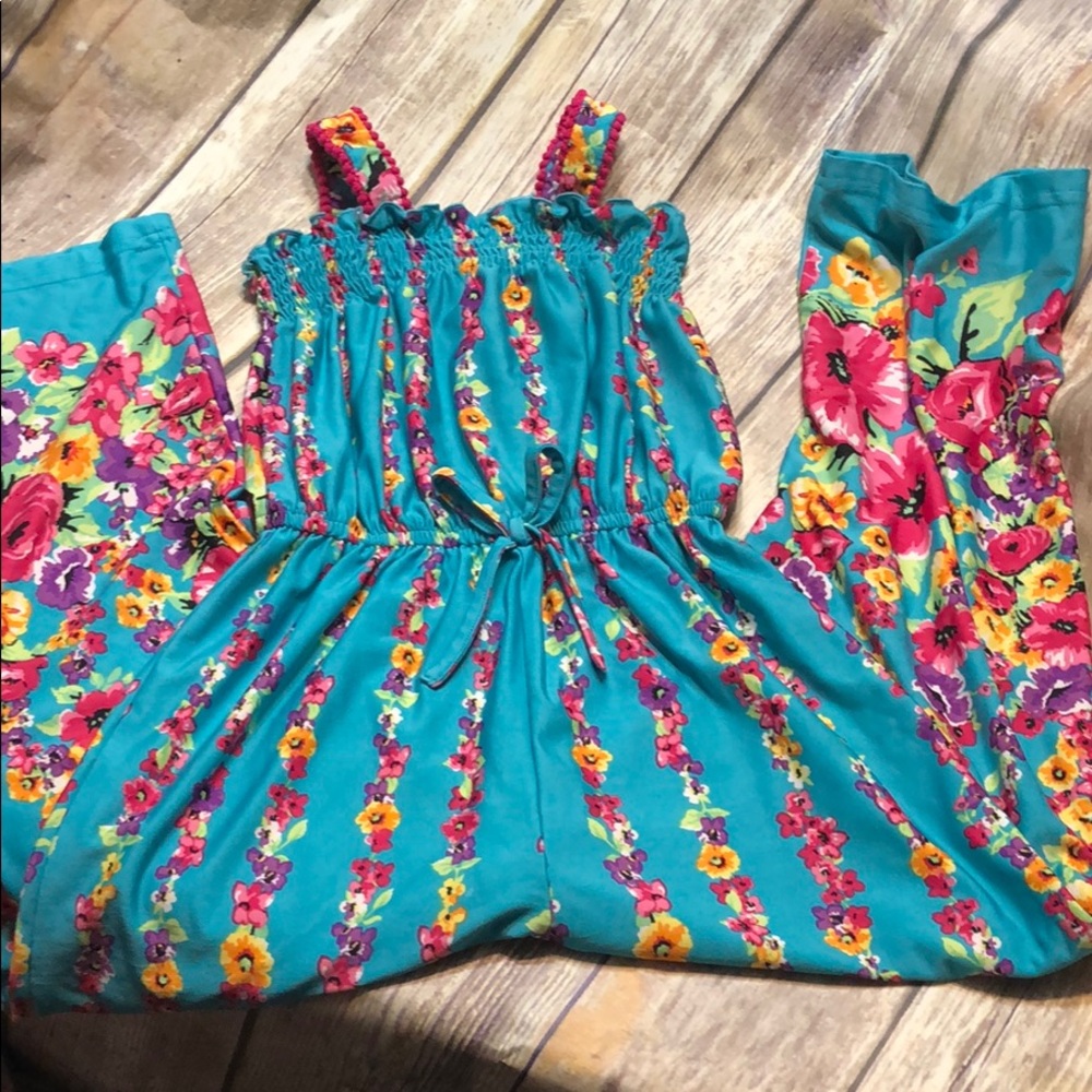 Girls romper EUC Long pant/tank